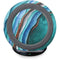 Turquoise Watercolor Geode Fast Charge Wireless Charging Stand Skin